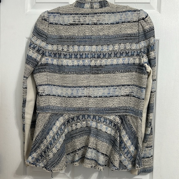 Rebecca Taylor Tweed Peplum Blazer Jacket - Picture 9 of 17